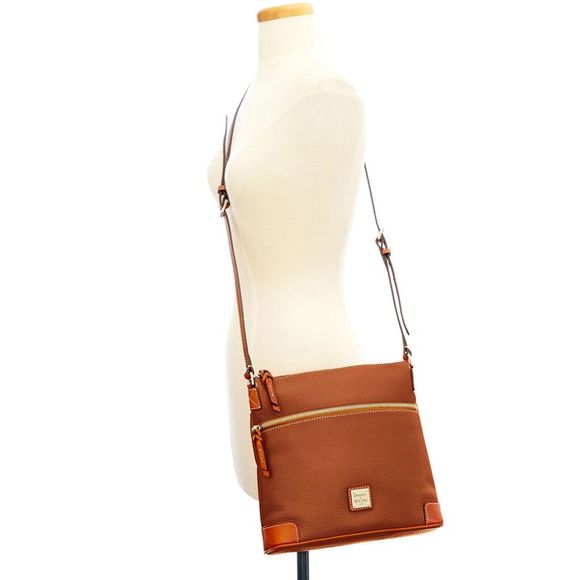 Dooney & Bourke Pebble Grain Crossbody Shoulder Bag - Bark - Picture 4 of 4